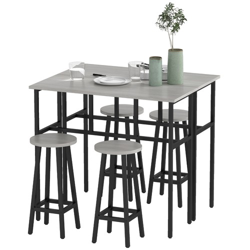Homcom piece industrial - 6-piece, bar