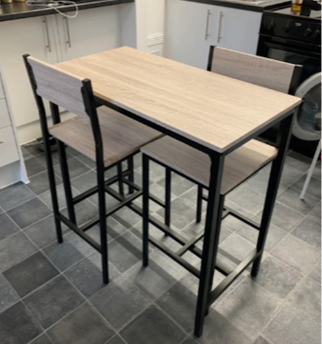 Bar table and - table, stools