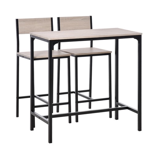 Bar table and stools - and,