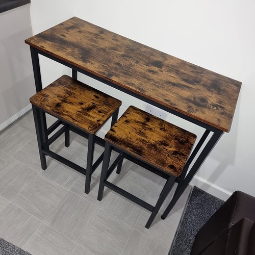 Breakfast bar table and - bar, stools