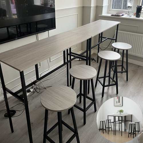 Piece industrial bar table - 6,