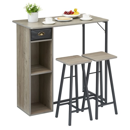 Piece breakfast bar table - 3,
