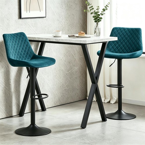 Marble effect bar table and - bar, 2