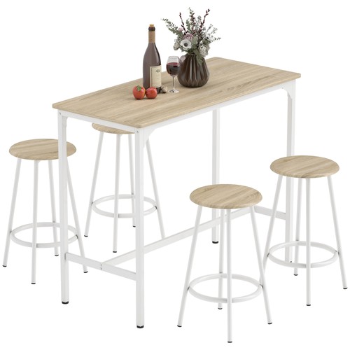 Homcom piece bar table - table, and
