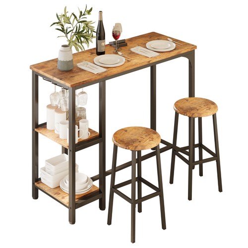 Bar table set with - set,