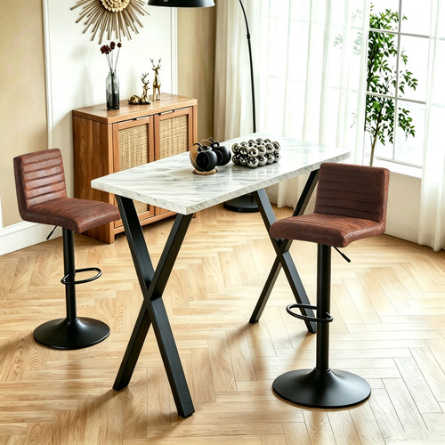 Bar table with stools - bar,